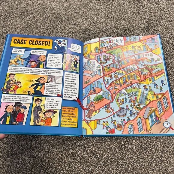 Mystery Solvers Time Thief Hardcover - Picture 2 of 3